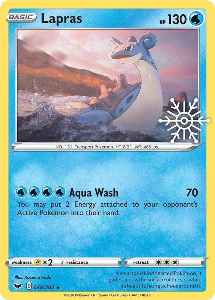 Lapras [Snowflake Stamp] #48