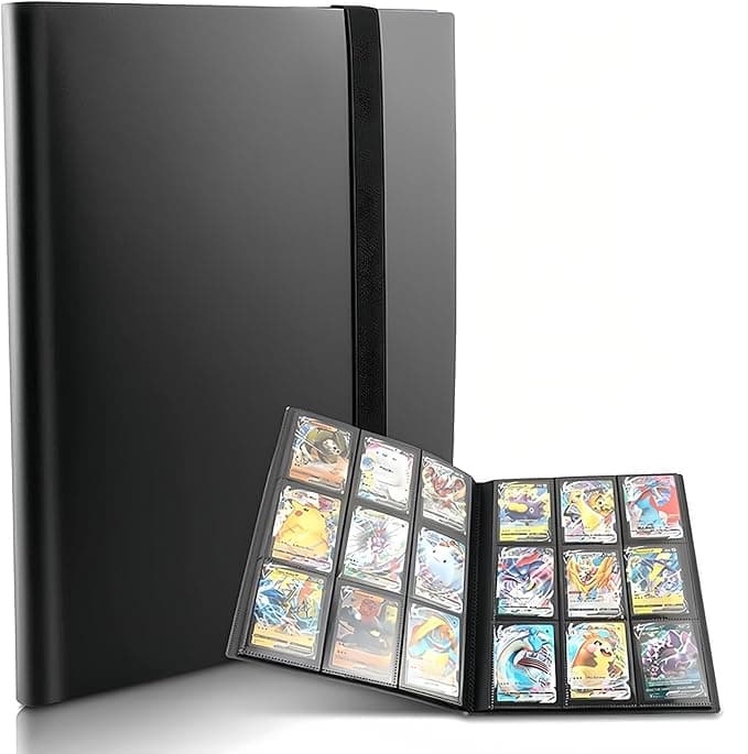 9-Pocket Trading Card Binder, 360 Pockets Collectible Trading Card Album
