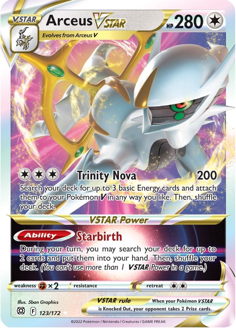 Arceus VSTAR #123 - NM