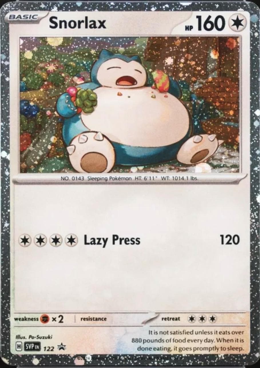 Snorlax #122 [ HOLO ] - SWIRL