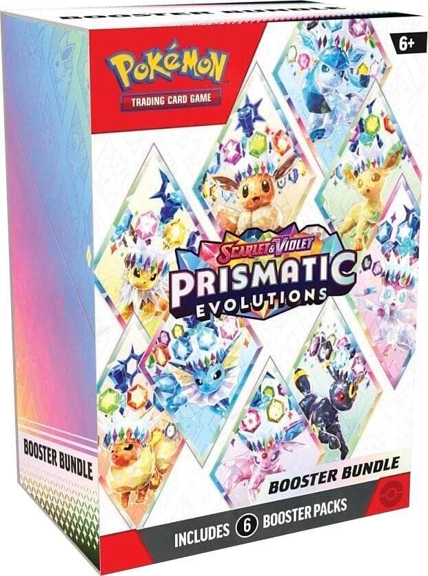 Pokémon TCG: Scarlet & Violet—Prismatic Evolutions Booster Bundle (6 Booster Packs)