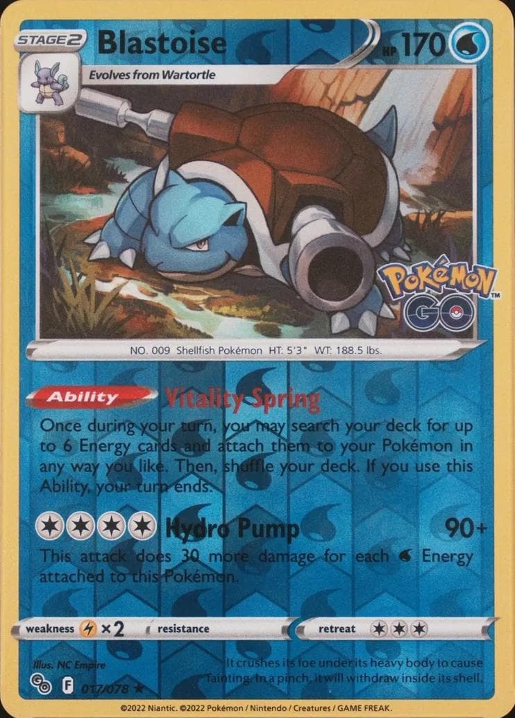 Blastoise [Reverse Holo] #17