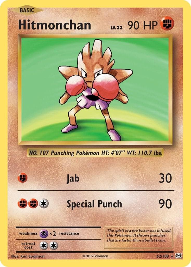 Hitmonchan #62 - XY - Evolutions
